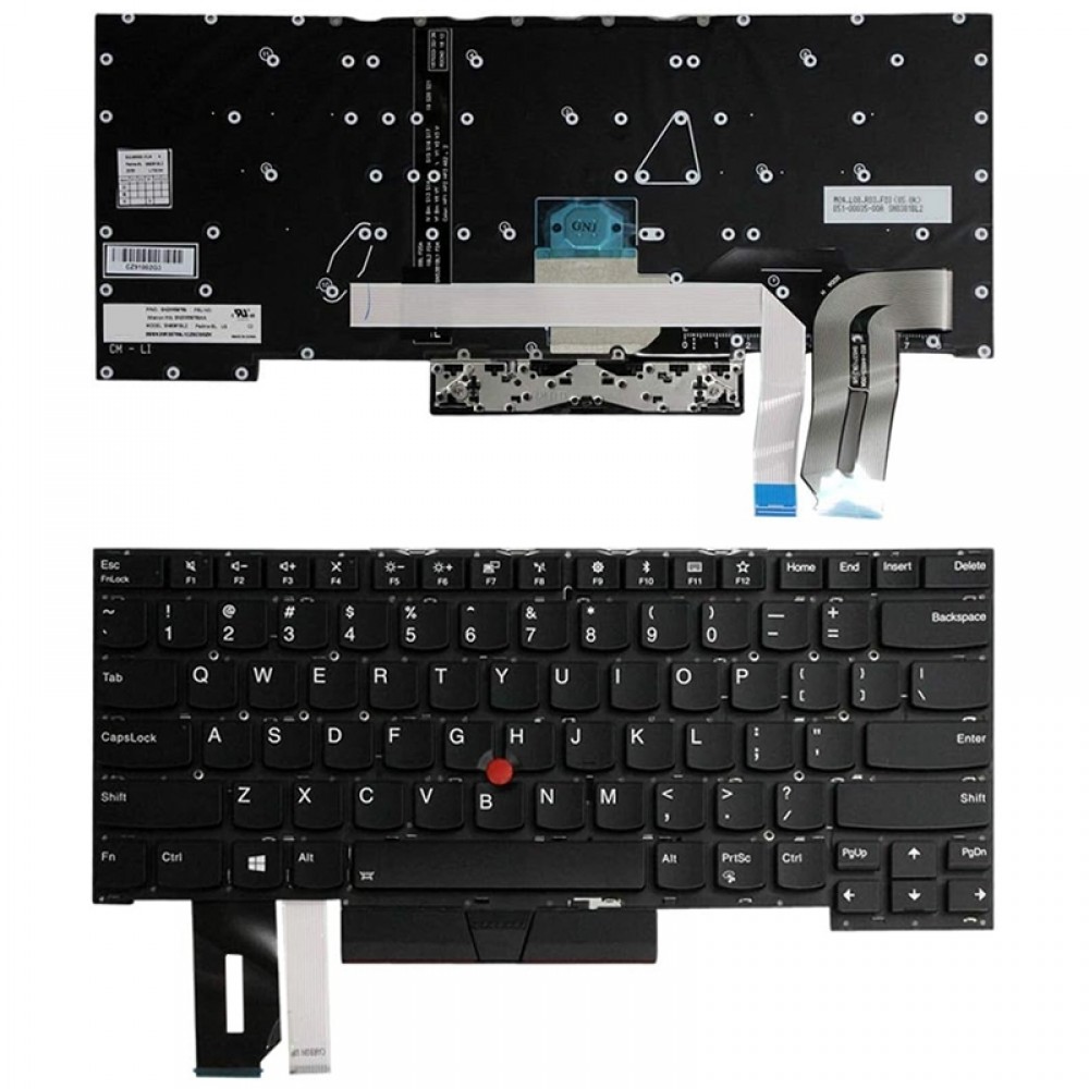 Pro Lenovo ThinkPad P1 X1 Extreme X1 English Enter Key Backlight Laptop Keyboard