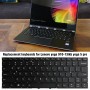 Клавіатура для ноутбука Lenovo Yoga 910-13JKB / Yoga 5 Pro з підсвічуванням без рамки