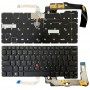 适用于联想 ThinkPad T14s Gen 3 21BR 21BS 美版笔记本电脑键盘 (黑色)
