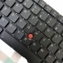 适用于联想 ThinkPad T14s Gen 3 21BR 21BS 美版笔记本电脑键盘 (黑色)