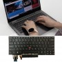 Клавіатура для ноутбука Lenovo ThinkPad X1 Yoga 4-го покоління 20QF із підсвічуванням для США та кнопкою сенсорної панелі (чорна)