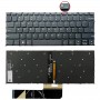 Клавіатура для ноутбука Lenovo IdeaPad 5 / Yoga Slim 7 Pro у американській версії, клавіша F10 із значком замка (чорна)