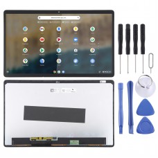 Lenovo Duet 5 Chromebook 13Q7C6 30ピン 1920x1080 OLED LCD スクリーンデジタイザー フルアセンブリ フレーム付き (ブラック)