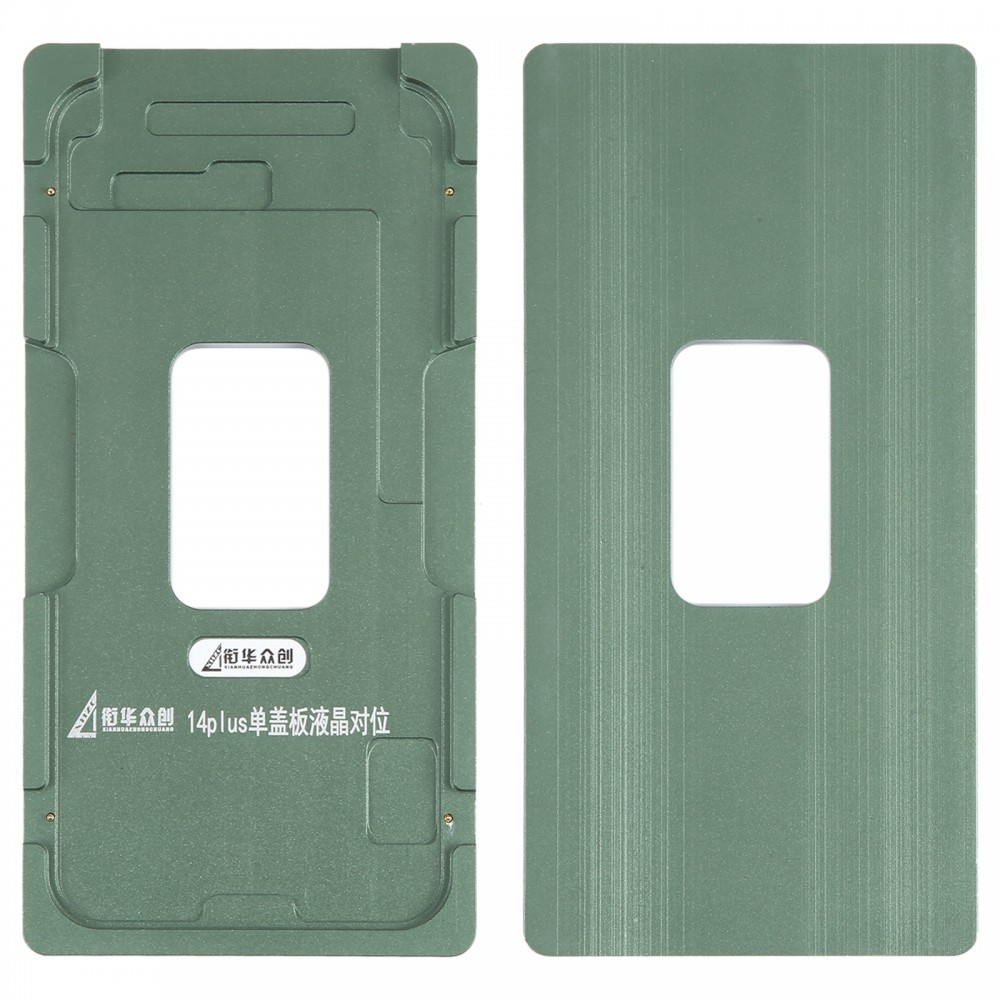 Pour iPhone 14 Plus écran LCD lentille extérieure en verre calibrage moule fixe