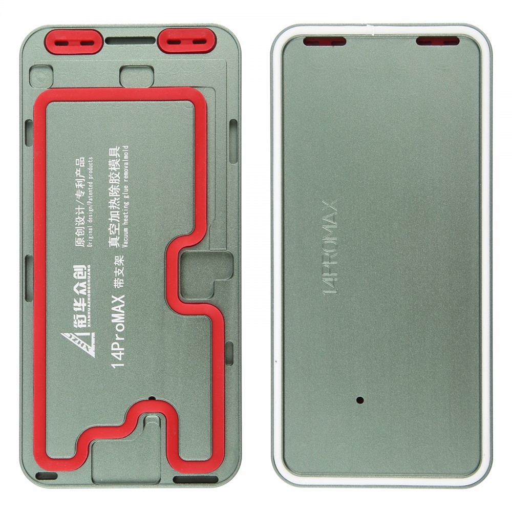 Cadre d'écran LCD pour iPhone 14 Pro Max, chauffage sous vide, moule d'élimination de la colle avec support