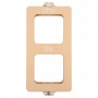 För iPhone 15 Plus LCD-skärm Yttre glaslinspositionering tryckhållande form