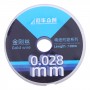Drut diamentowy z zakrzywioną separacją ekranu LCD o wymiarach 0,028 mm x 100 m