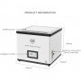 Machine de suppression des rayures d'affichage de machine de polissage de meulage automatique TBK 938F, prise: UE