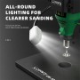 Luowei LW-305 Dual Axis Multifunctional Screen IC och kamera Yttre järnring slipplattform