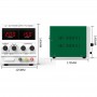 BEST 1502DD 15 В / 2 А, регулируемый источник питания постоянного тока для цифрового дисплея, вилка европейского стандарта 220 В