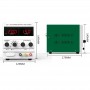 BEST 1502D+ 15 В / 2 А, регулируемый источник питания постоянного тока для цифрового дисплея, вилка европейского стандарта 220 В