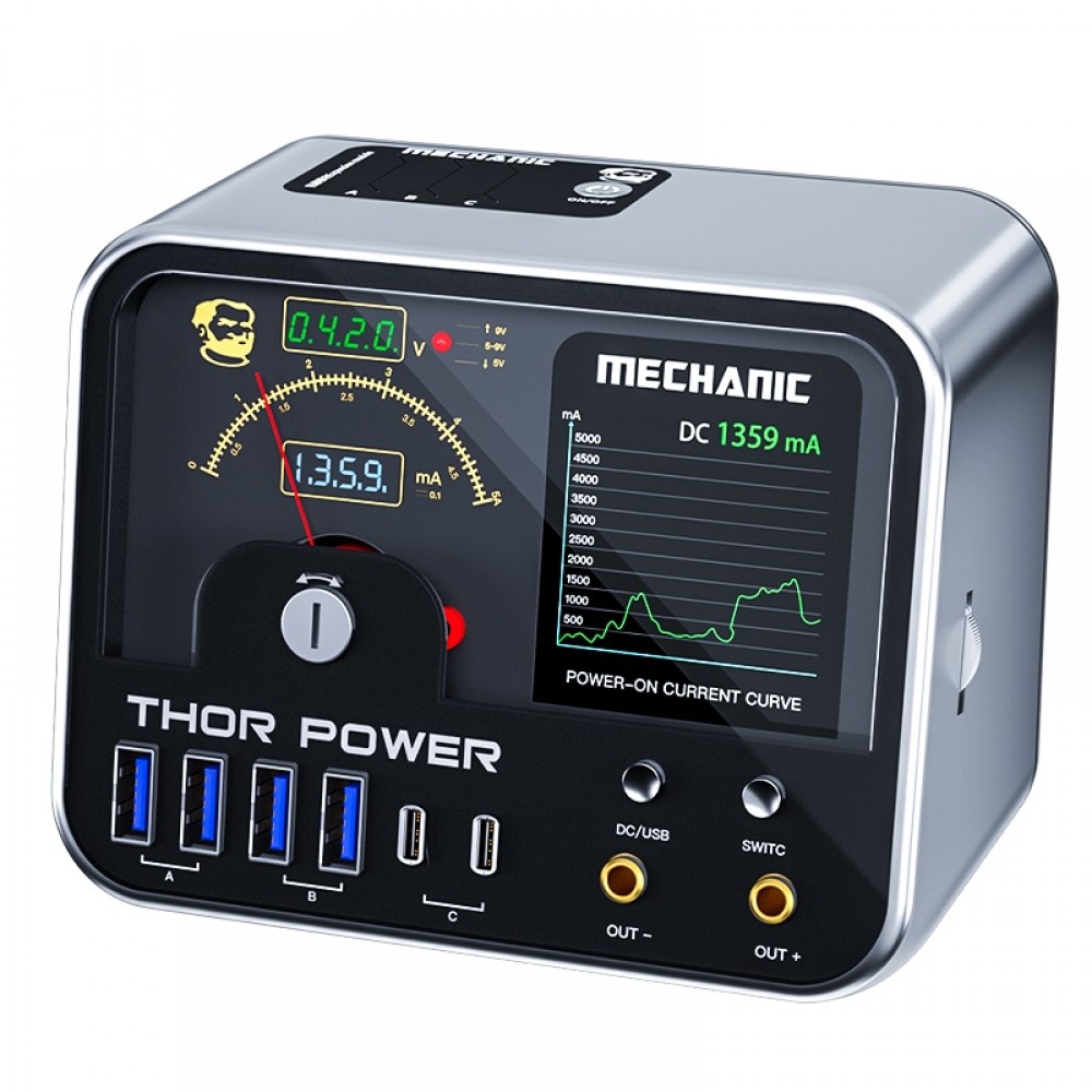 Mechanik Thor Power Inteligentní stejnosměrně regulovaný diagnostický napájecí zdroj s rozšiřujícím rozhraním, zástrčka:US