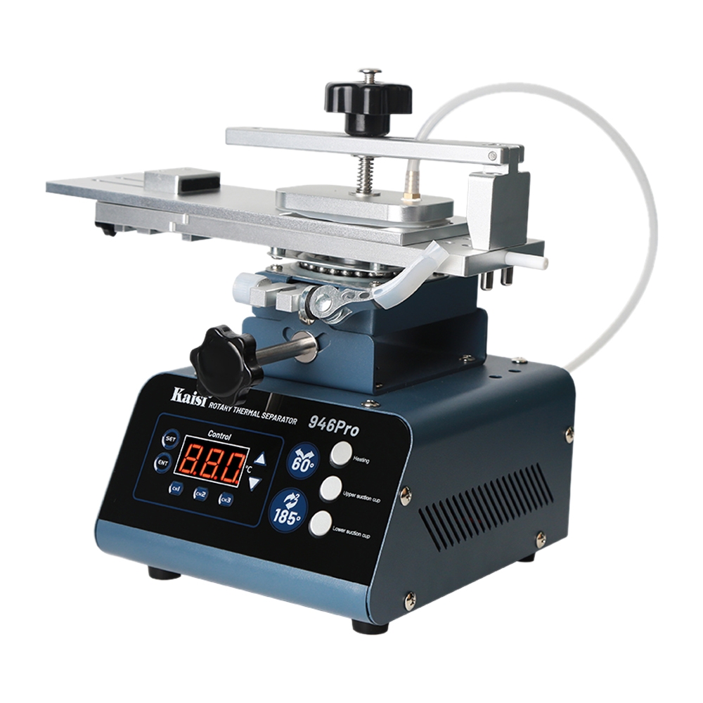 Separator z ekranem dotykowym Kaisi 946 Pro LCD Obrotowa maszyna termiczna z podwójnymi pompami próżniowymi, wtyczka amerykańska