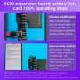 Scheda di espansione per la riparazione dei dati della batteria i2C KC02 che modifica l'efficienza della batteria per iPhone 11-15 Pro Max