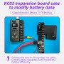Scheda di espansione per la riparazione dei dati della batteria i2C KC02 che modifica l'efficienza della batteria per iPhone 11-15 Pro Max