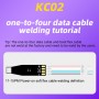Scheda di espansione per la riparazione dei dati della batteria i2C KC02 che modifica l'efficienza della batteria per iPhone 11-15 Pro Max