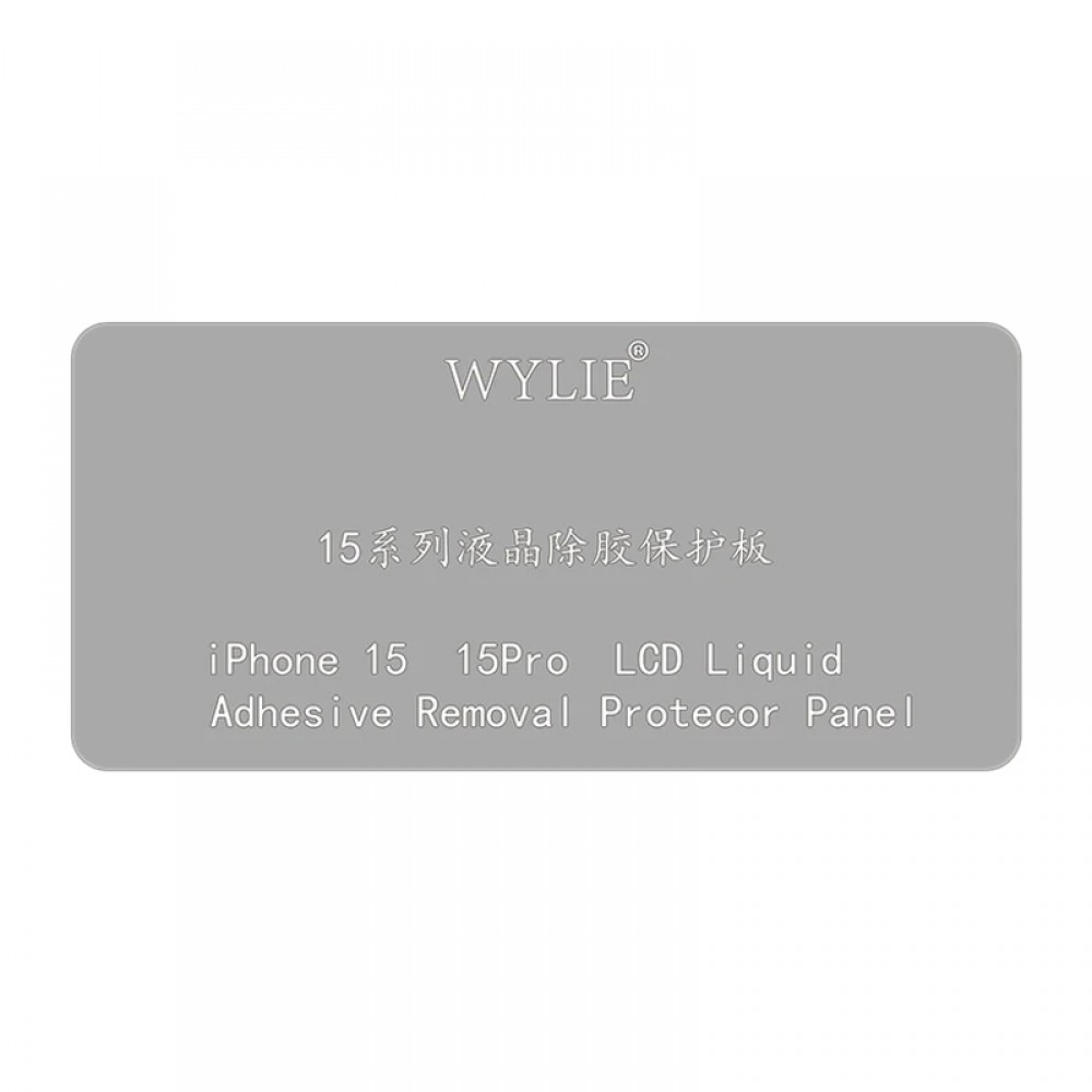 Tablero de protección de eliminación de pegamento de pantalla LCD WYLIE para iPhone 15/15 Pro