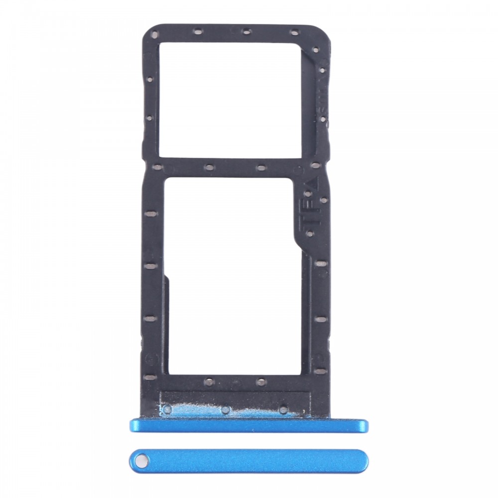 Para Alcatel 1SE 2020 5030 Bandeja de tarjeta SIM + Bandeja de tarjeta Micro SD (Azul)