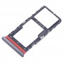 Para Alcatel 1T 10 pulgadas 2020 8091 Bandeja de tarjeta SIM + Bandeja de tarjeta Micro SD (Negro)