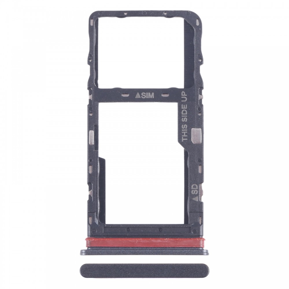 Dla TCL Stylus 5G T779W Tacka na kartę SIM + Taca na kartę Micro SD (szara)