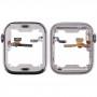 עבור Apple Watch Series 7 45 מ"מ פלדת אל חלד מסגרת אמצעית לוחית מסגרת עם רמקול/כוח/כבל גמיש גל מסתובב