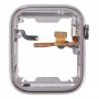 עבור Apple Watch Series 7 45 מ"מ פלדת אל חלד מסגרת אמצעית לוחית מסגרת עם רמקול/כוח/כבל גמיש גל מסתובב
