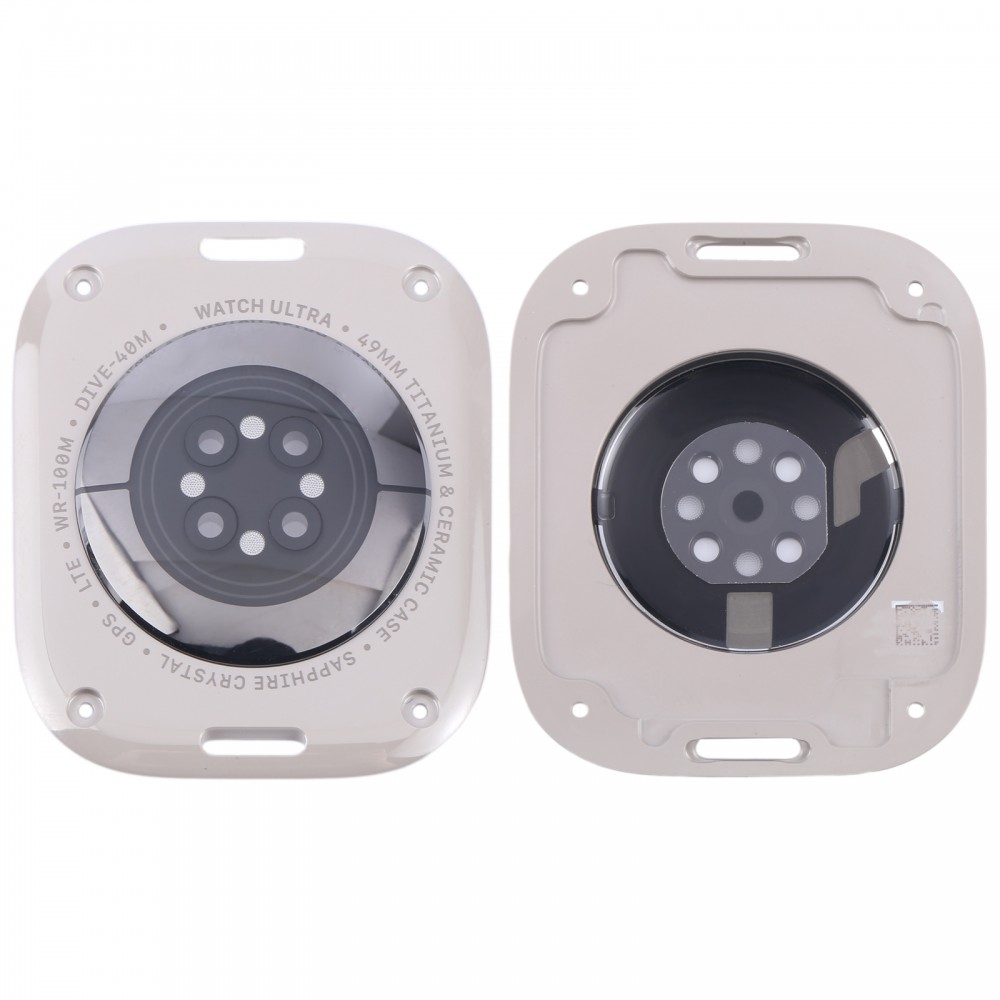 Для Apple Watch Series Ultra 1/2 49 мм оригінальна скляна кришка заднього корпусу (срібляста)
