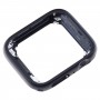 Per Apple Watch Series SE 2022 Piastra con cornice centrale in lega di alluminio da 44 mm (nera)