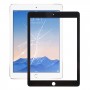 Für iPad 6 / Air 2 Frontscheibe, äußere Glaslinse mit optisch klarem OCA-Kleber (schwarz)