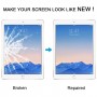 Für iPad 6 / Air 2 Frontscheibe, äußere Glaslinse mit optisch klarem OCA-Kleber (schwarz)