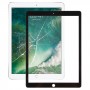 עבור iPad Pro 12.9 2017 מסך קדמי עדשת זכוכית חיצונית עם דבק OCA שקוף אופטי (שחור)