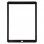 עבור iPad Pro 12.9 2017 מסך קדמי עדשת זכוכית חיצונית עם דבק OCA שקוף אופטי (שחור)