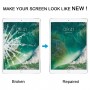 För iPad Pro 10.5 Framskärm yttre glaslins med OCA optiskt genomskinligt lim (svart)
