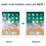 Для iPad 9.7 Внешняя стеклянная линза переднего экрана с оптически прозрачным клеем OCA (белая)