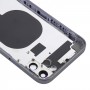 iPhone 11用iP15 Proの外観を模倣したバックカバー(ブルー)