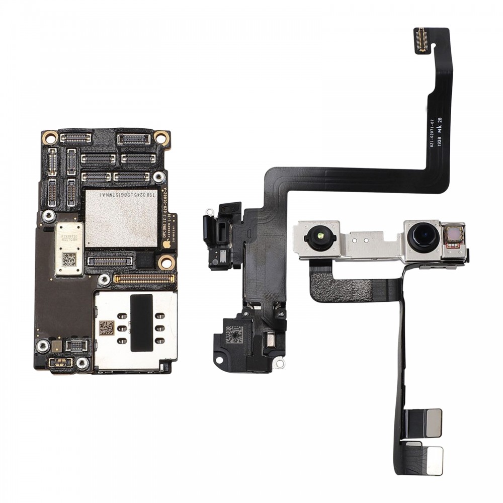 iPhone 11 Pro Max オリジナルメインボード、Face ID 搭載、ROM: 64GB