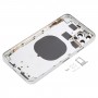 iPhone 11 Pro Max用iP13 Pro Maxの外観を模倣したバックカバー(ホワイト)