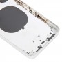 iPhone 11 Pro Max用iP13 Pro Maxの外観を模倣したバックカバー(ホワイト)