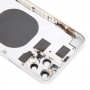 iPhone 11 Pro Max用iP13 Pro Maxの外観を模倣したバックカバー(ホワイト)