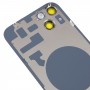 Skleněný zadní kryt baterie s držákem pro iPhone 14 (bílý)