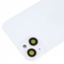 Skleněný zadní kryt baterie s držákem pro iPhone 14 (bílý)