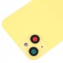 Szklana tylna pokrywa baterii z uchwytem do iPhone'a 14 (żółta)