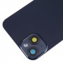 Klaasist aku tagakaas koos hoidikuga iPhone 14 Plus jaoks (must)