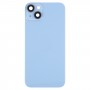 Skleněný zadní kryt baterie s držákem pro iPhone 14 Plus (modrý)