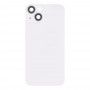 Pro iPhone 14 Plus Skleněný zadní kryt baterie s držákem flash + bezdrátový nabíjecí modul (bílý)