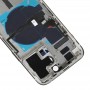 Für iPhone 14 Pro Max Akku-Rückabdeckung mit Stromversorgung + Lautstärke-Flexkabel + kabellosem Lademodul, Version: US-Version (Silber)