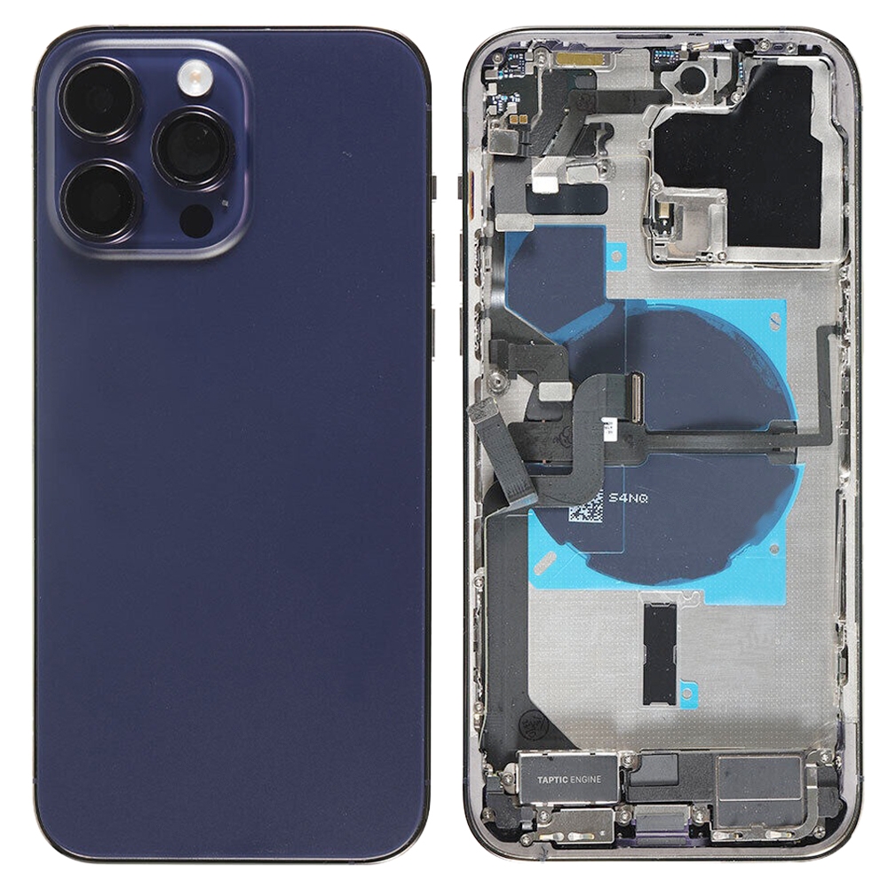 Für iPhone 14 Pro Max Akku-Rückabdeckung, Version: US-Version (lila)