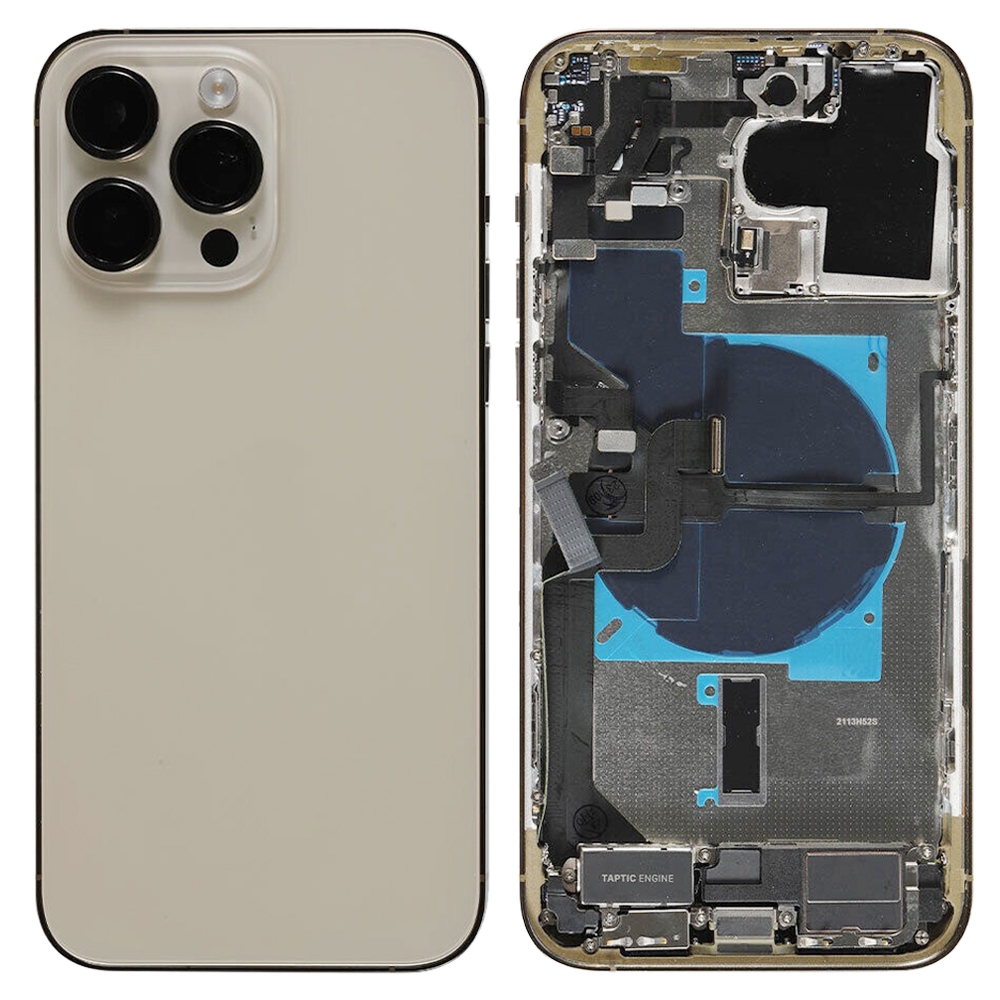 Per il gruppo cover posteriore della batteria di iPhone 14 Pro Max, versione: versione cinese (oro)