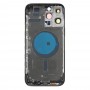 For iPhone 14 Pro Max Battery Back Cover with Side Keys & Card Tray, Version:US Version(Purple)