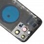 For iPhone 14 Pro Max Battery Back Cover with Side Keys & Card Tray, Version:US Version(Purple)
